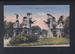 Dt. Reich AK Hamburg Eingang Zum Hagengecks Tierpark 1920 - Stellingen