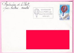 LNL_29 - Centenaire De La Poste Par Ballons Montés 1870-1871 - Départ Paris - Atterrissage à Betz (60) - 1960-.... Covers & Documents