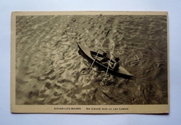En Canoë Sur Le Lac LEMAN - EVIAN LES BAINS - Rowing