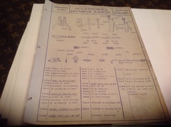 Accesoires Portatives Juniors Plan   1951  Plan Deragne Lyon - Other Plans