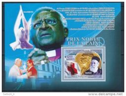 Guinee 2008 Nobel Red Cross Croix Rouge Henri DUNANT Pope Jean Paul II Lech WALESA Desmond TUTU MNH - Nobel Prize Laureates