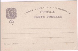 Portugal, 1898, # 30 - A, Bilhete Postal - Unused Stamps