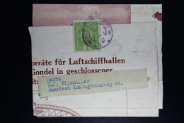 Austria, Briefmark Auf Teil Magazine Uber Luftscgiffhallen  Wien -> Haarlem Niederlande - Lettres & Documents