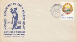 6092FM- STATE INDEPENDENCE ANNIVERSARY, INDEPENDENCE WAR, SPECIAL COVER, 1977, ROMANIA - Briefe U. Dokumente