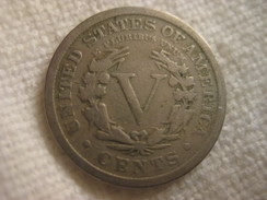 USA: 5 Cents 1910 "V Nickel" - 1883-1913: Liberty (Liberté)