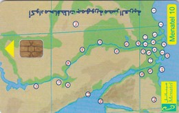 Egypy, EGY-M-28, Telephone Zones In Egypt, 2 Scans. - Egypte