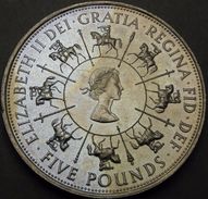 GREAT BRITAIN 1993  GIUBILEO INCORONAZIONE 5 £ FDC - 5 Pounds