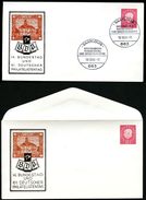 Bund PU15 B1/001a-b Privat-Umschläge BUNDESTAG BDPH **/Sost. 1960  NGK 27,00 € - Private Covers - Mint