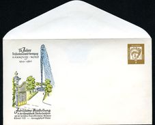 Bund PU16 C2/001 Privat-Umschlag SCHLOSSTOR HANNOVER ** 1961  NGK 8,00 € - Enveloppes Privées - Neuves