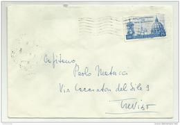 Francobollo Lire 25 XXX Anniversario Dei Patti Lateranensi - 1959  Su Busta - 1946-60: Poststempel