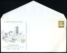 Bund PU18 D2/001 Privat-Umschlag GROSSTAUSCHTAG GRÜNWALD ** 1962  NGK 50,00 € - Privatumschläge - Ungebraucht