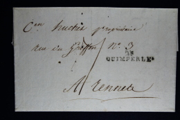 France Lettre Complet  14 Thermoidor An 8  De Quimperlé A Rennes - 1801-1848: Precursors XIX