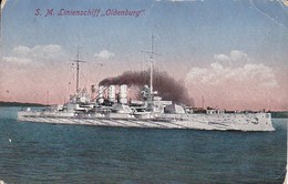 AK SM Linienschiff Oldenburg - Marine-Schiffspost Nr. 24 SMS Oldenburg - 1916 (31587) - Guerra