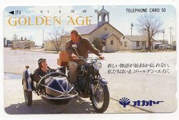 TELECARTE JAPON MOTO SIDE CAR - Motorbikes