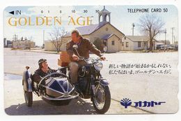 TELECARTE JAPON MOTO SIDE CAR - Motos