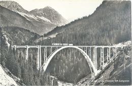 Arosa Bahn - Auf Dem Viadukt Bei Langwies               Ca. 1950 - Langwies