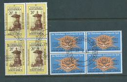 South Africa 1965 Dutch Reformed Church Set 2 FU Blocks Of 4 - Nuovi