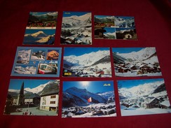 LOT 9 CARTES  POSTALES  DE SAAS FEE  °°   SUISSE ' HELVETIA ) - Saas Im Prättigau