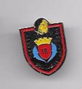 PINS SAPEURS POMPIERS PORNICHET 44 LOIRE ATLANTIQUE BLASON / Base Argentée  / 33NAT - Pompiers