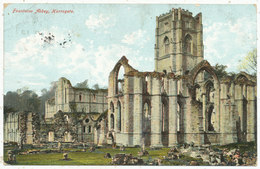 Fountains Abbey, Harrogate, 1907 Postcard - Harrogate