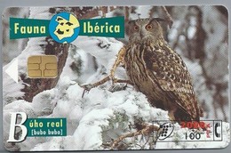 ES.- Telefoonkaart. Telefonica De Espana. CabiTel. Fauna Ibérica. Buho Real. Bubo Bubo. - Búhos, Lechuza