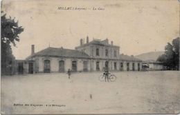 CPA Millau Aveyron Circulé La Gare - Millau