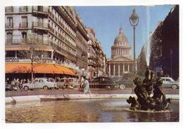 PARIS--Le Panthéon (animée,belles Voitures  Dont Peugeot 403 ) - Passenger Cars