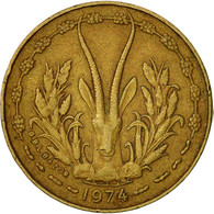 Monnaie, West African States, 5 Francs, 1974, Paris, TTB - Ivory Coast
