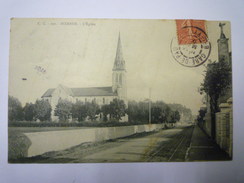 BIZANOS  :  L'EGLISE   1907    - Bizanos