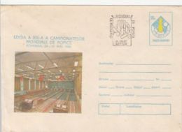 67587- WORLD CHAMPIONSHIP, BOWLING, COVER STATIONERY, 1980, ROMANIA - Petanca