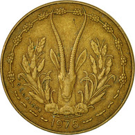 Monnaie, West African States, 5 Francs, 1975, Paris, TTB - Ivory Coast