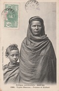 MAURITANIE     Types Maures -Femme Et Enfant   PLAN 1910 - Mauritania