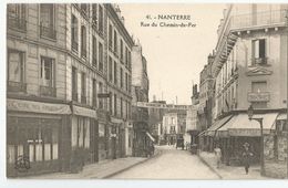 92 Hauts De Seine Nanterre Rue Du Chemin De Fer Banderolle Honneur A Nos Invités - Nanterre