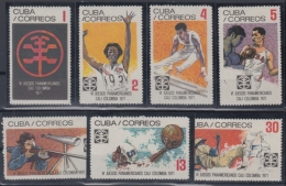 1971.102 CUBA 1971 MNH. Ed.1835-41. JUEGOS PANAMERICANOS CALI COLOMBIA. PANAMERICAN GAMES, TIRO, BOXEO, ATLETISMO, POLO - Neufs