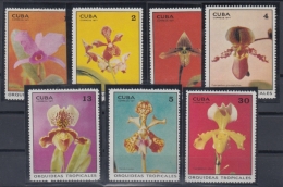 1971.109 CUBA 1971 MNH. Ed.1862-68. ORQUIDEAS TROPICALES ORCHILD FLOWERS FLORES. - Neufs