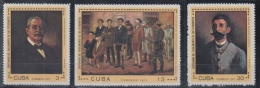 1971.115 CUBA 1971 MNH. Ed.1898-1900. FUSILAMIENTO ESTUDIANTES DE MEDICINA, MEDICINE FEDERICO CAPDEVILA, FERMIN VALDES D - Neufs