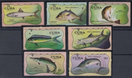 1971.117 CUBA 1971 MNH. Ed.1889-95. PESCA DEPORTIVA, SPORTING FISHING PECES FISH. - Neufs
