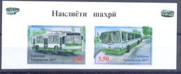 2017. Tajikistan, City Transport, 2v IMPERFORATED, Mint/** - Tadjikistan