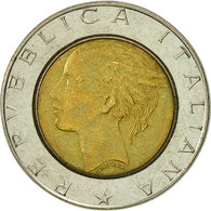 Monnaie, Italie, 500 Lire, 1989, Rome, TTB, Bi-Metallic, KM:111 - 500 Liras