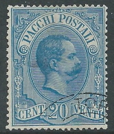 1884-86 REGNO PACCHI POSTALI USATO 20 CENT - PP2 - Colis-postaux