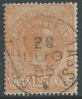 1884-86 REGNO PACCHI POSTALI USATO 1,25 LIRE - PP5-2 - Colis-postaux