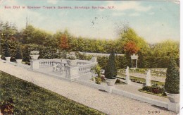 New York Saratoga Springs Sun Dial In Spencer Trask's Gardens 1910 - Saratoga Springs