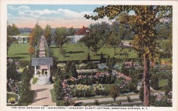 New York Saratoga Springs The Irish Gardens Of Inniscara Chauncey Olcott's Cottage Curteich - Saratoga Springs