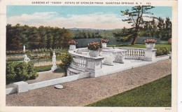 New York Saratoga Springs Gardens At Yaddo Estate Of Spencer Trask 1928 Curteich - Saratoga Springs