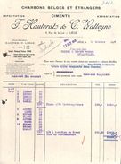 Charbons Belges Et étrangers, Ciments F. Hauterat & C. Watteyne, Liège 1927 - 1900 – 1949