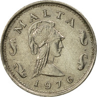 Monnaie, Malte, 2 Cents, 1976, British Royal Mint, TTB+, Copper-nickel, KM:9 - Malte