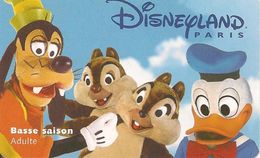 PASS-DISNEYLANDPARIS -1998-PERSONNAGES -ADULTE--V° SPEOS-S970937-VALIDE LE 070298-ODYSSEE TBE- - Pasaportes Disney