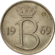 Monnaie, Belgique, 25 Centimes, 1969, Bruxelles, TTB, Copper-nickel, KM:154.1 - 25 Cent