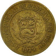 Monnaie, Pérou, 10 Soles, 1979, Lima, TTB, Laiton, KM:272.2 - Pérou