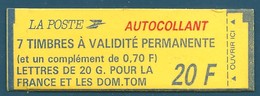 Carnet N°1503 Marianne Du Bicentenaire à Composition Variable Autoadhésif, Non Ouvert Neuf** - Modernes : 1959-...